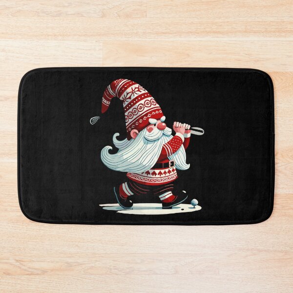 Item preview, Golfspieler Gnome Weihnachtlicher Golfer Elf designed and sold by LuminOrb.