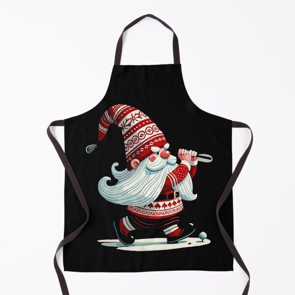 Item preview, Golfspieler Gnome Weihnachtlicher Golfer Elf designed and sold by LuminOrb.