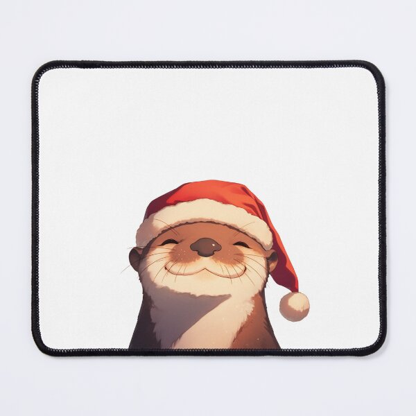 Item preview, Your cute happy friend christmas otter designed and sold by PatternFly.