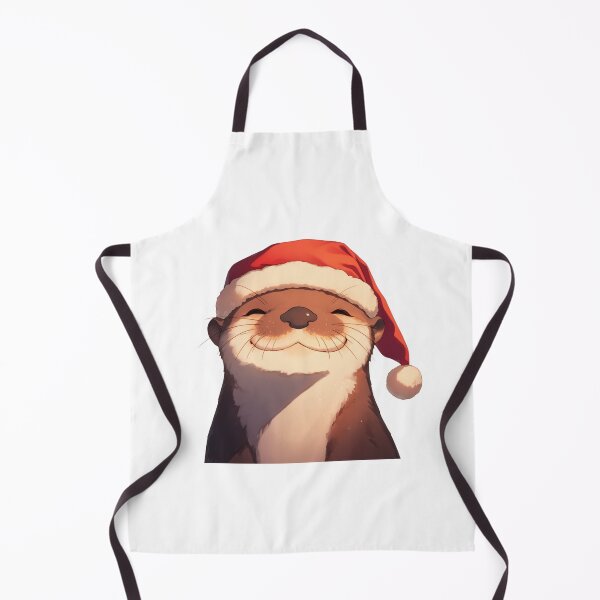 Item preview, Your cute happy friend christmas otter designed and sold by PatternFly.