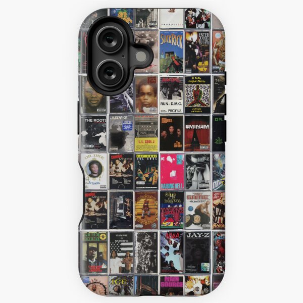 Vista previa del artículo con la obra «La mejor música rap de todos los tiempos: carátula de casete vintage», diseñado y vendido por Mr Mustard Prints.