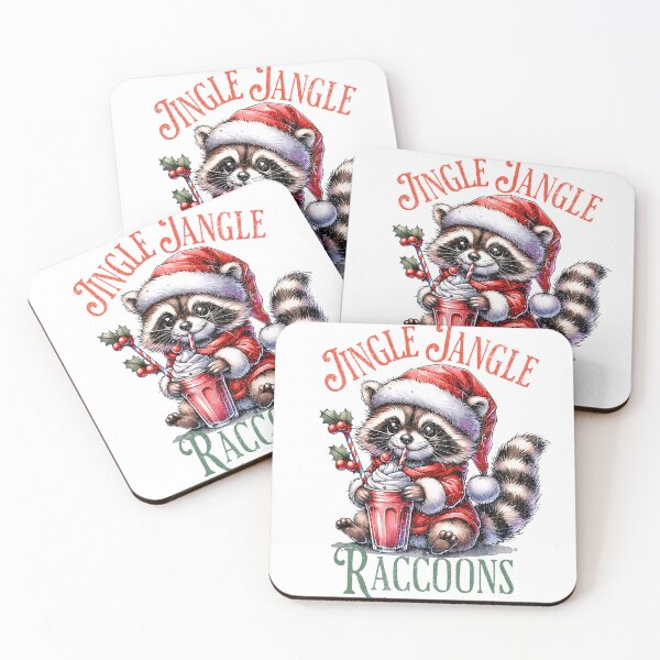 Item preview, JINGLE JANGLE RACCOONS designed and sold by AJCIShop.