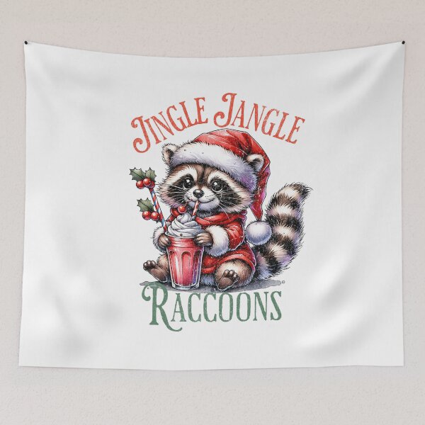 Item preview, JINGLE JANGLE RACCOONS designed and sold by AJCIShop.