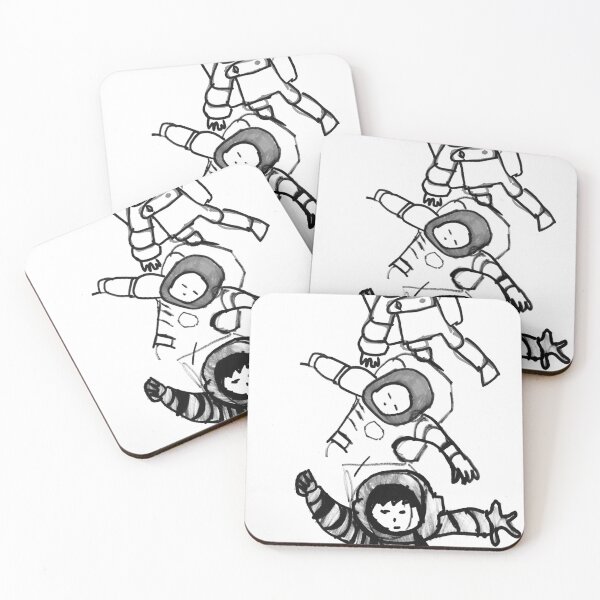 Item preview, Astronaut descending designed and sold by Bluebell art.