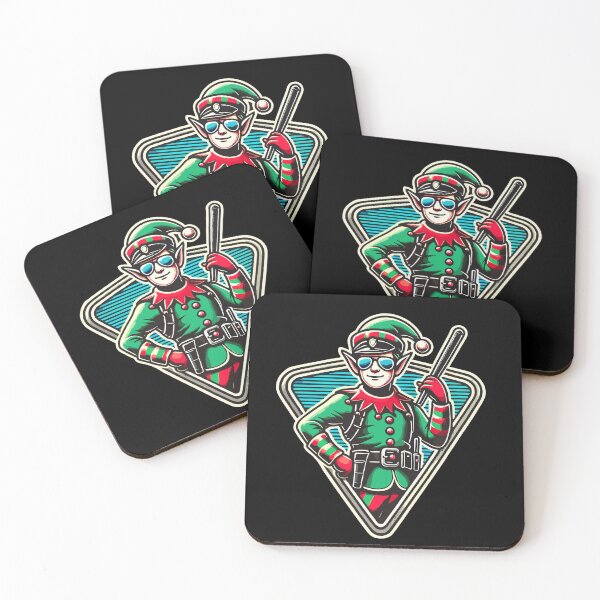 Item preview, Christmas Elf With Sunglasses designed and sold by LuminOrb.
