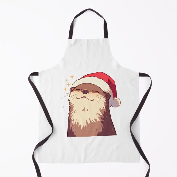Item preview, Your cute happy friend christmas otter designed and sold by PatternFly.