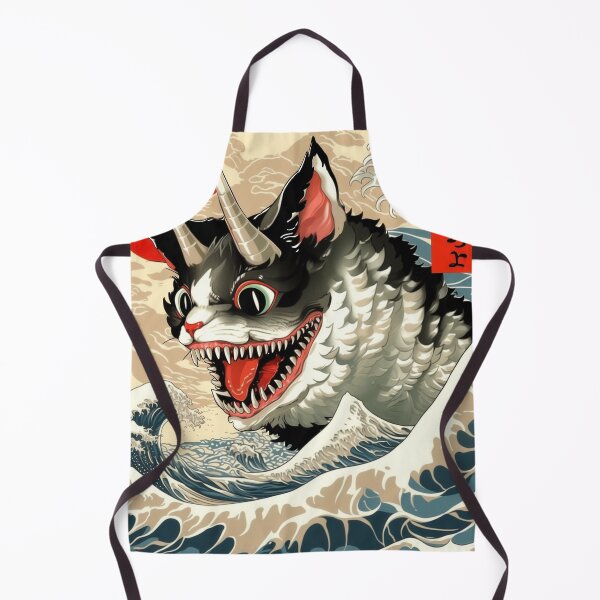 Item preview, Catzilla Cat Japanese Art Funny Cat Gifts For Men Women Kid designed and sold by VISIONARTIST.