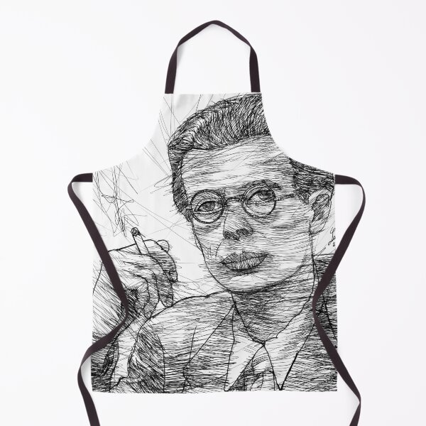 Item preview, ALDOUS HUXLEY - ink portrait .1 designed and sold by lautir.