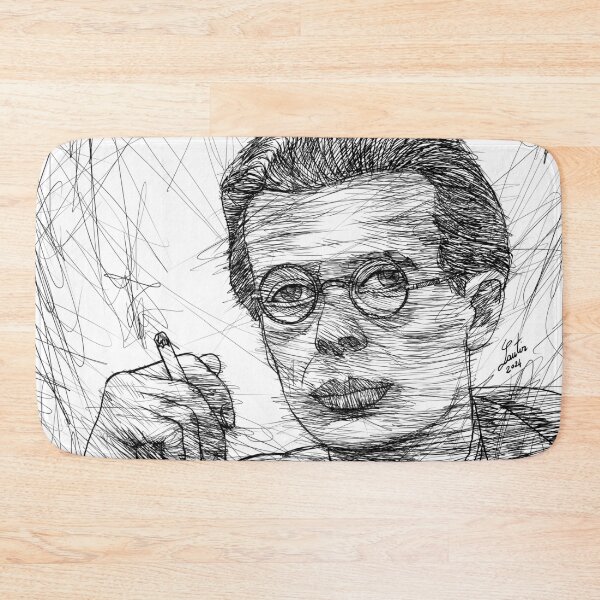 Item preview, ALDOUS HUXLEY - ink portrait .1 designed and sold by lautir.