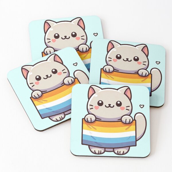 Item preview, Aroace cat designed and sold by Murza.