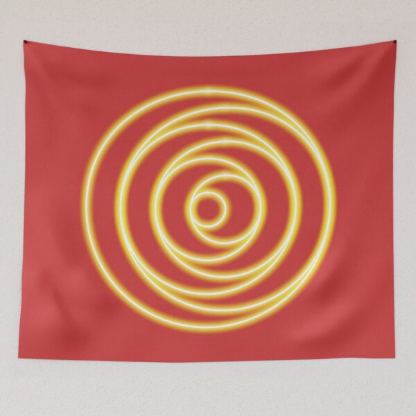 Item preview, Neon effect sun design #6 red background designed and sold by PEB-creative24.