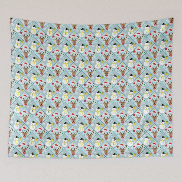 Item preview, Blue Christmas Pattern designed and sold by Alynek-Design.