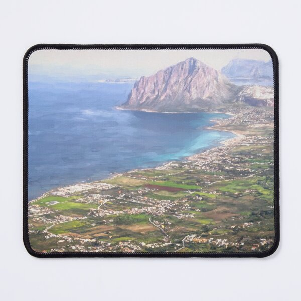 Item preview, View from Erice Sicily Artistic designed and sold by PhotoArt by Joan Carroll.