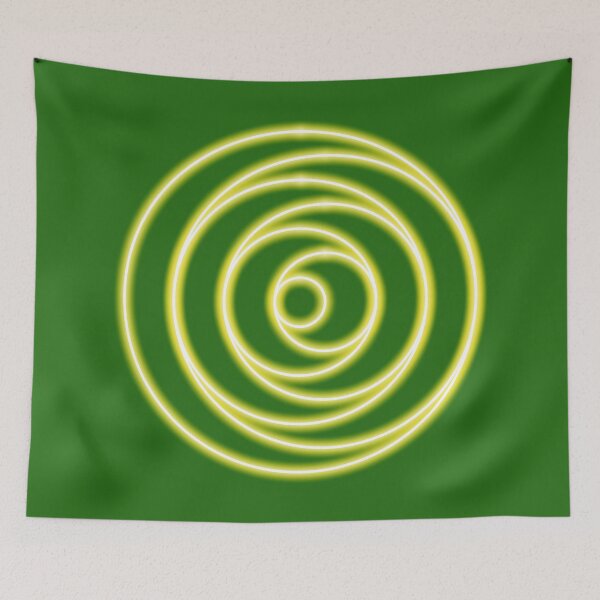 Item preview, Neon effect sun design #6 green background designed and sold by PEB-creative24.