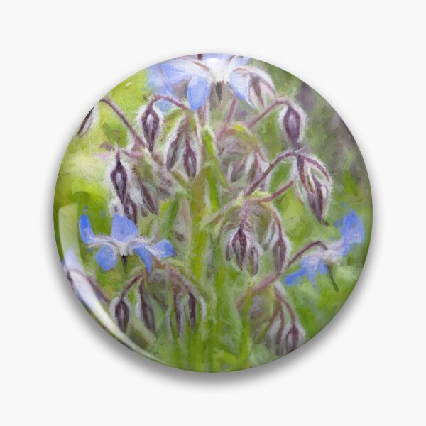 Item preview, Blue Borage Sicily designed and sold by PhotoArt by Joan Carroll.