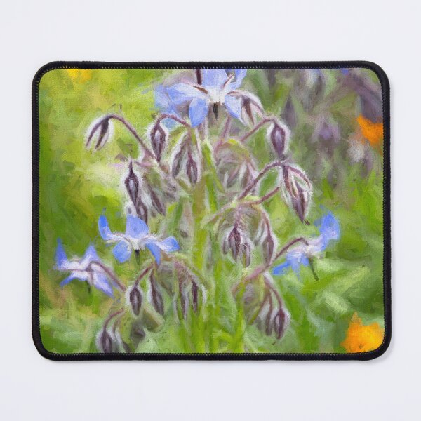 Item preview, Blue Borage Sicily designed and sold by PhotoArt by Joan Carroll.