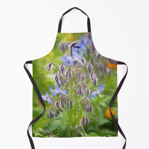 Item preview, Blue Borage Sicily designed and sold by PhotoArt by Joan Carroll.