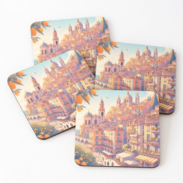 Item preview, Menton, the City of Lemons designed and sold by unrealartwork.