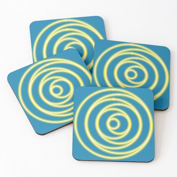 Item preview, Neon effect sun design #6 blue background designed and sold by PEB-creative24.