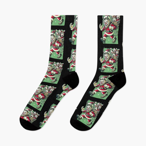 Item preview, Santa Claus Krampus Naughty Children Folklore designed and sold by LuminOrb.