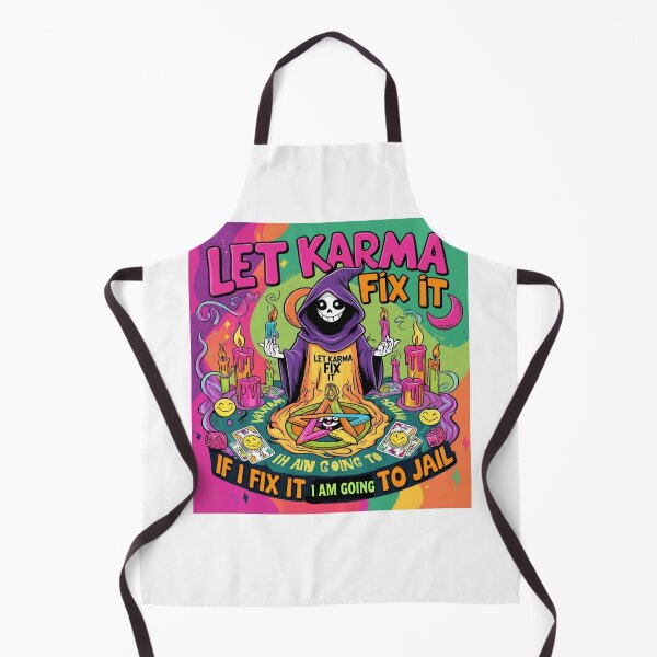 Item preview, Let Karma Fix It – Funny Occult Classic T-shirt Colorful Ritual designed and sold by inkfluenceart.