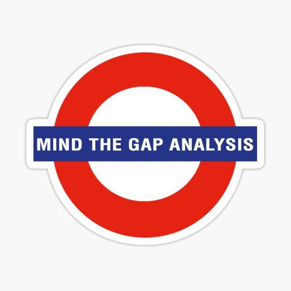 Item preview, Mind the gap analysis designed and sold by mbzl.