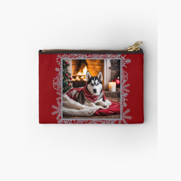 Item preview, Husky CHRISTMAS TIME, Christmas Time, Dog Christmas, xmas, Husky,  designed and sold by GOLDENGARDENART.