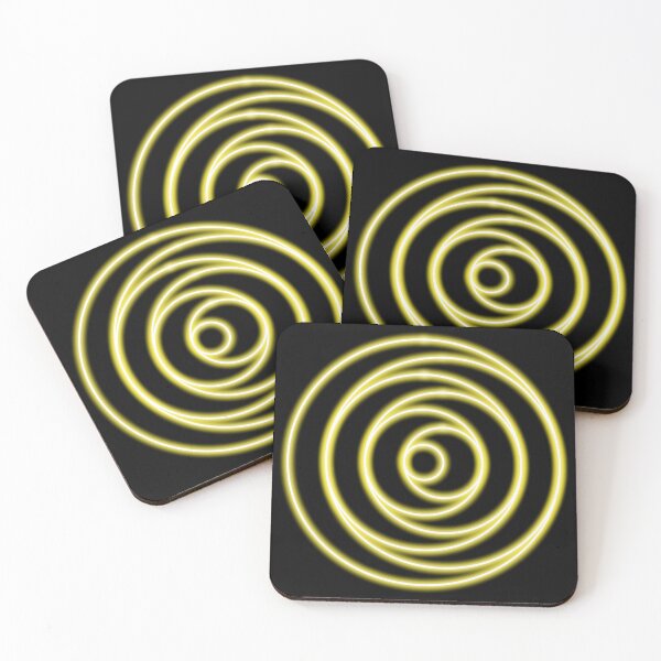 Item preview, Neon effect sun design #6 black background designed and sold by PEB-creative24.