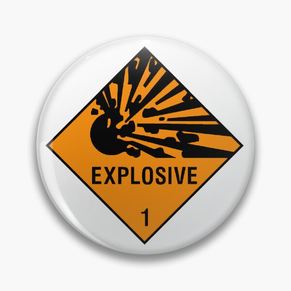 Item preview, Warning Explosives designed and sold by Angry Swan Designs.