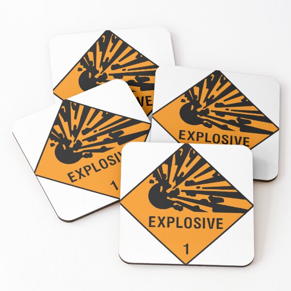 Item preview, Warning Explosives designed and sold by Angry Swan Designs.