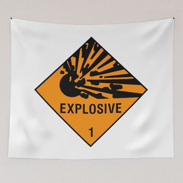 Item preview, Warning Explosives designed and sold by Angry Swan Designs.