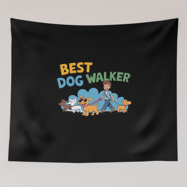 Item preview, Best dog walker designed and sold by Mateusz Majcherek.
