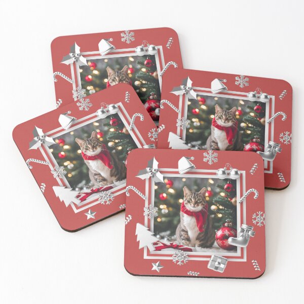 Item preview, Sweet CAT CHRISTMAS TIME, Christmas Time, Cat Christmas, xmas, designed and sold by GOLDENGARDENART.