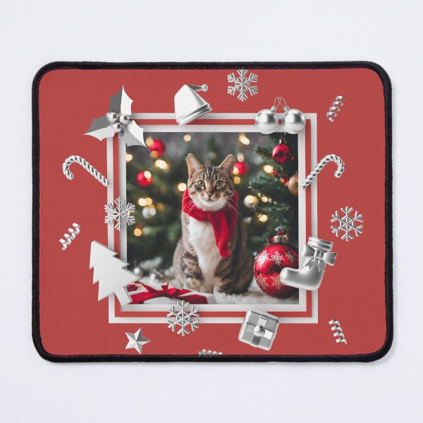 Item preview, Sweet CAT CHRISTMAS TIME, Christmas Time, Cat Christmas, xmas, designed and sold by GOLDENGARDENART.