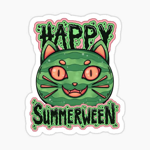 Artikel-Vorschau von Happy Summerween Cat, designt und verkauft von MidnightSpells.