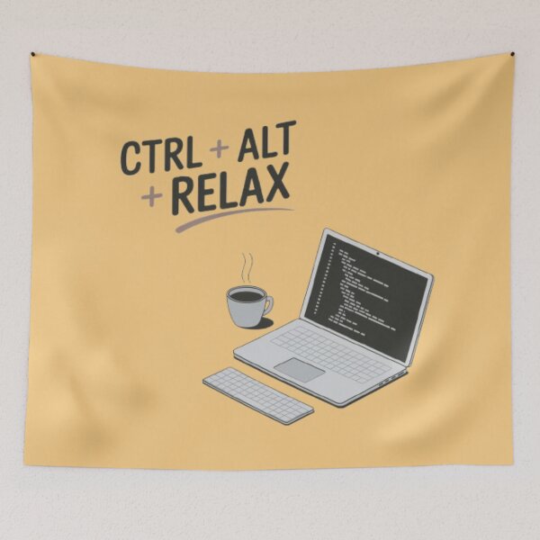 Item preview, CTRL + ALT + RELAX designed and sold by 123ks.