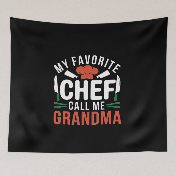 Item preview, Grandma Chef Design for Cooking Lovers and Family designed and sold by love3617.