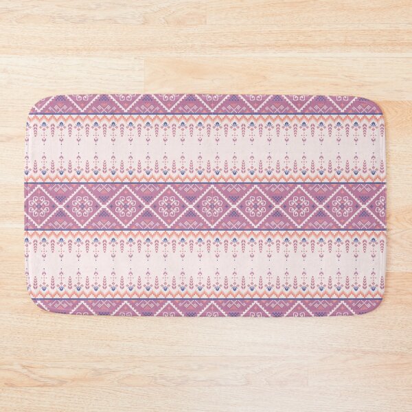 Item preview, Pixel art flower oriental seamless pattern.  designed and sold by Alynek-Design.