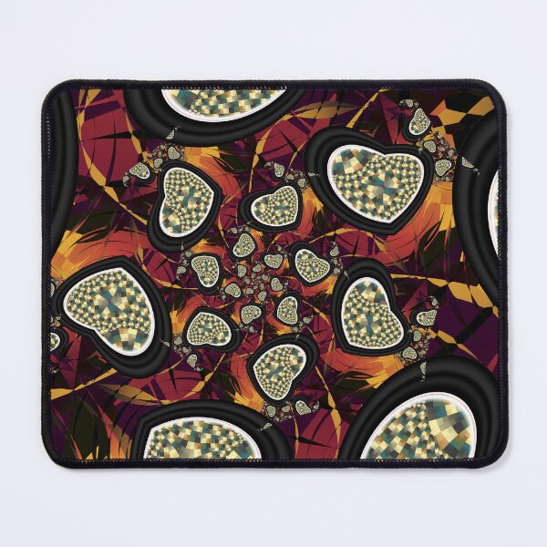 Item preview, Hearts Fractal Pattern designed and sold by pinkal.