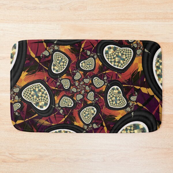 Item preview, Hearts Fractal Pattern designed and sold by pinkal.