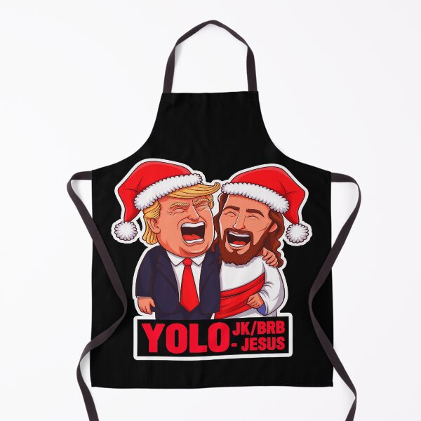 Item preview, YOLO JK BRB - Jesus and Trump designed and sold by plushism.