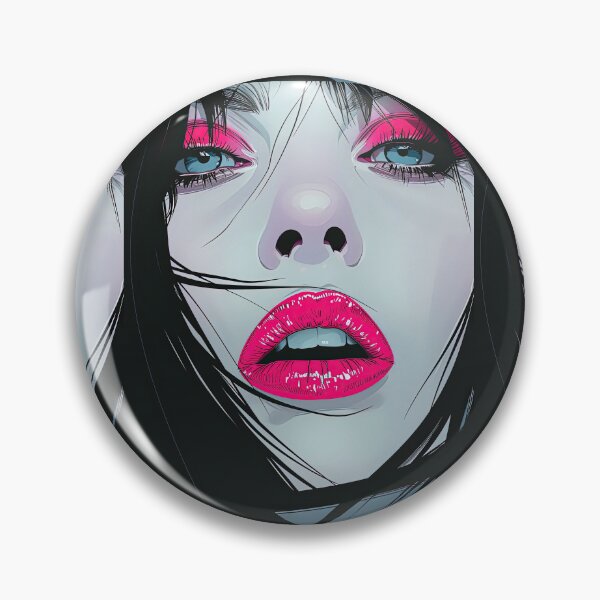 Item preview, Dramatic Female Face with Vibrant Makeup designed and sold by Piotrek0001.