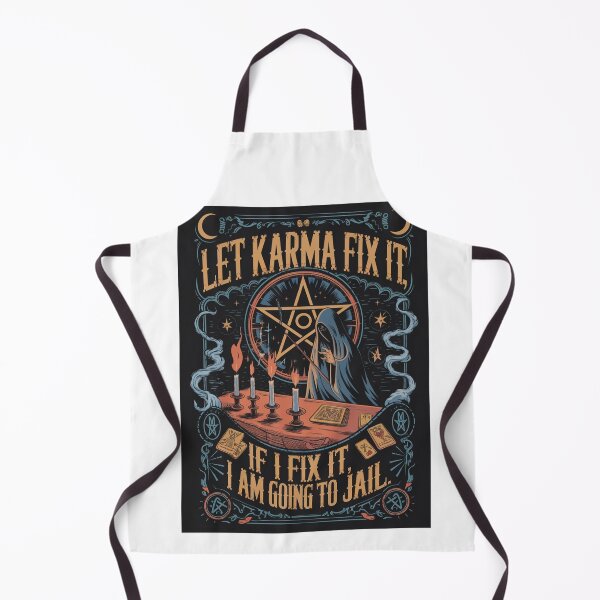 Item preview, Let Karma Fix It – Funny Occult Classic T-shirt Colorful Ritual designed and sold by inkfluenceart.