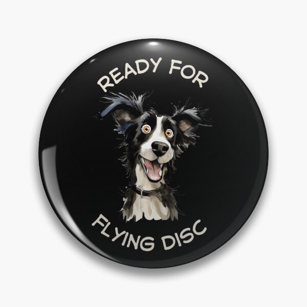 Item preview, Border Collie Flying disc designed and sold by AnnVibes.