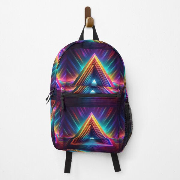 Item preview, Vibrant Neon Pyramid Artwork designed and sold by RaiyaTees.