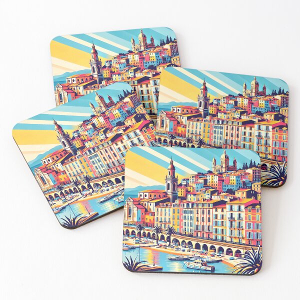 Item preview, The Rainbow Heart of the French Riviera designed and sold by unrealartwork.