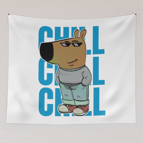 Item preview, Chill Guy Baby Blue designed and sold by LawmanNastasia.