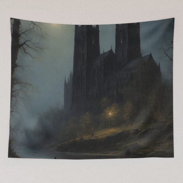Item preview, Ethereal Shadows by the Cathedral designed and sold by darkgothicart.