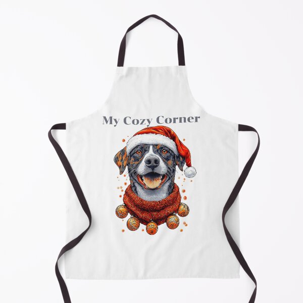 Item preview, Festive Dog Art, Cozy Pet Christmas, Holiday Dog Illustration, Santa Hat Dog, Winter Pet Design designed and sold by BukkyStory.