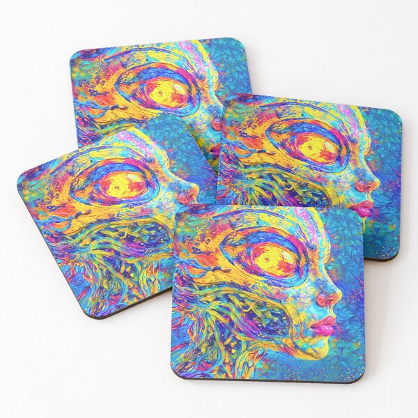 Item preview, Cosmic Portrait: Surreal Spectrum in Motion designed and sold by blackhalt.